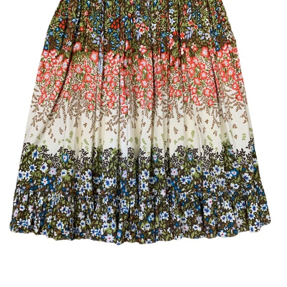 Alice + Olivia XS Floral A Line Mini Dress w/ Removable Cape – Silk Lined – EUC - Picture 6 of 12